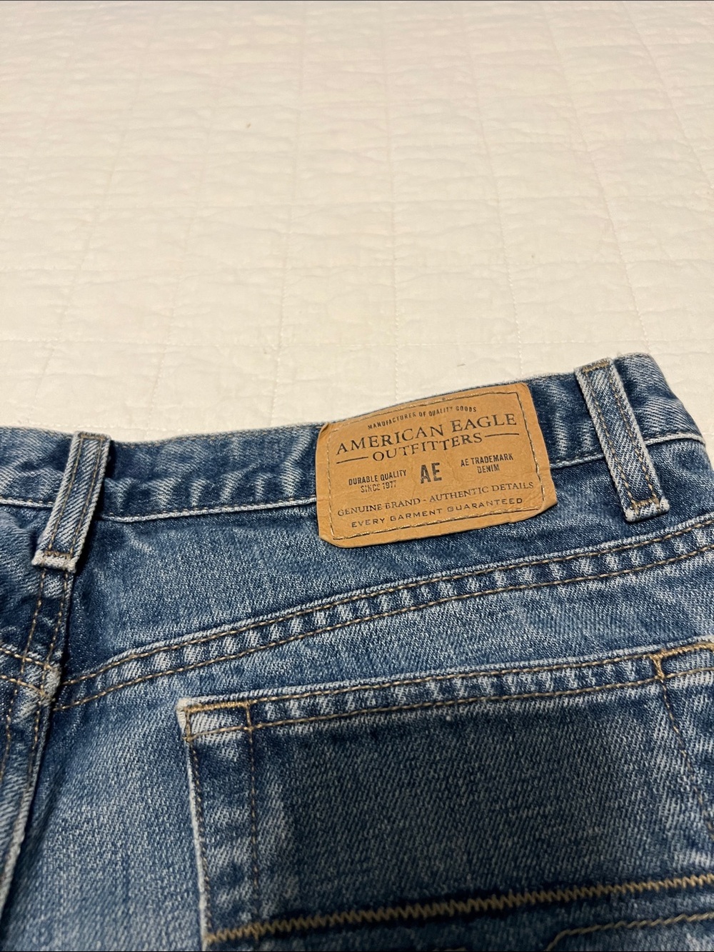 American Eagle Outfitters Women's Blue Boot Cut Jeans button fly